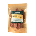Bag of natural Australian chicken strip treats for pets by Mybuddy.sg.